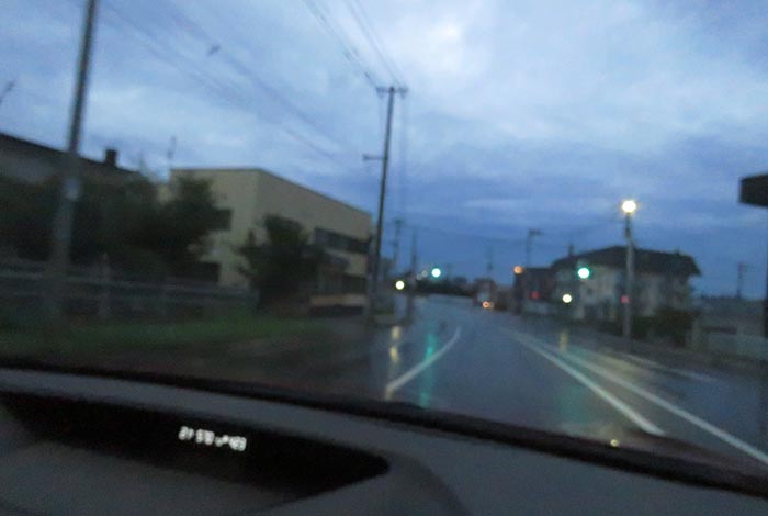 webnews今朝の北見/無加川橋を渡り南大通り交差点方向