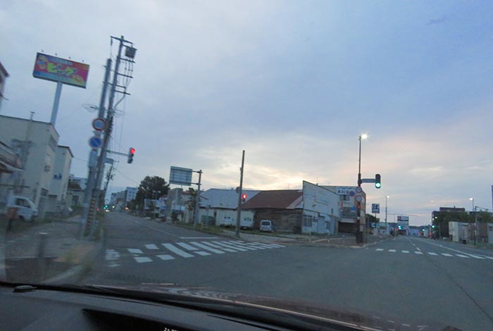 webnews今朝の北見/交差点から北4条通り側のパレスビル方向