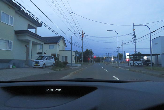 webnews今朝の北見/西5号線、南岸通りの交差点