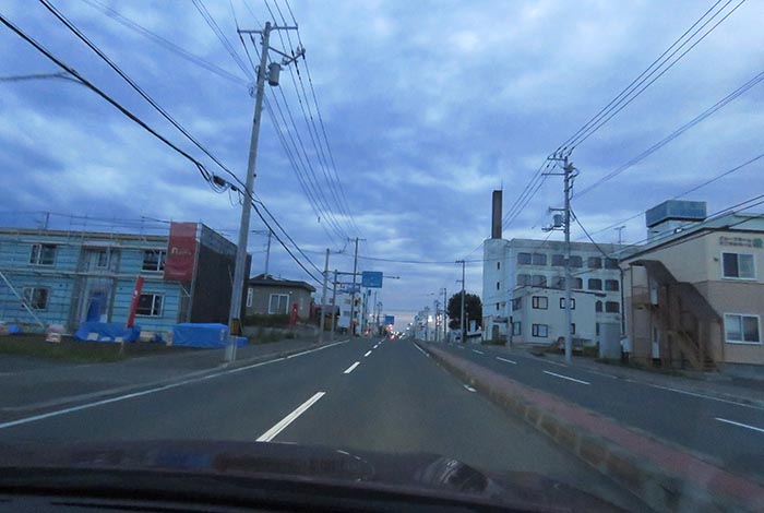 webnews今朝の北見/とん田通り、南大通り交差点から国道39号方向
