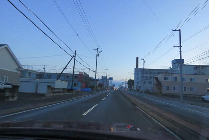 webnews今朝の北見/とん田通り、南大通り交差点から国道39号方向