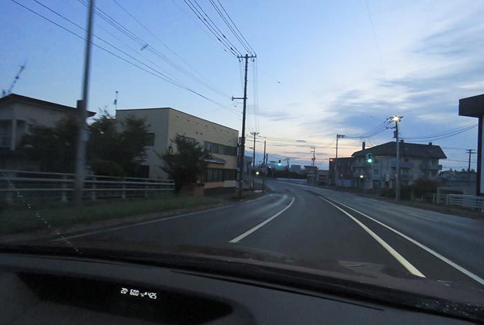 webnews今朝の北見/無加川橋を渡り南大通り交差点方向