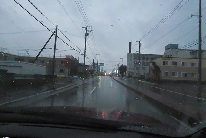 webnews今朝の北見/とん田通り、南大通り交差点から国道39号方向