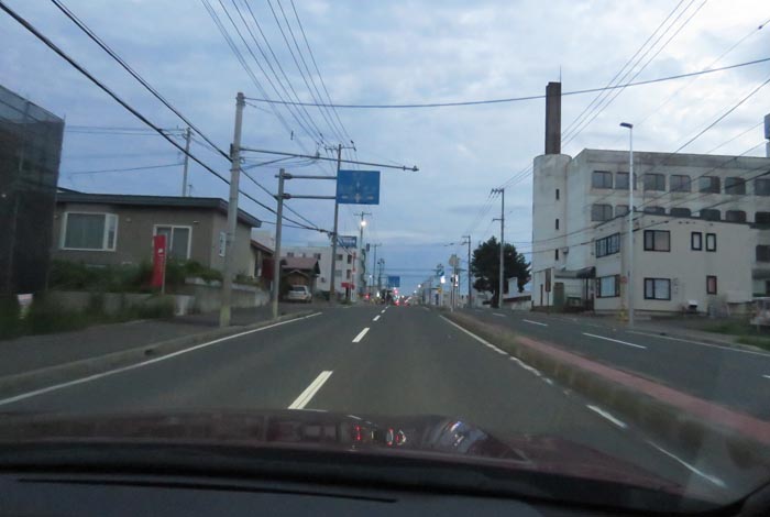 webnews今朝の北見/とん田通り、南大通り交差点から国道39号方向