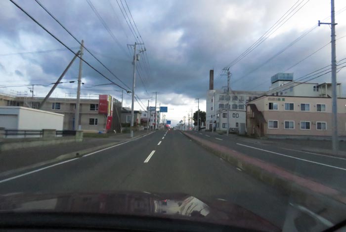 webnews今朝の北見/とん田通り、南大通り交差点から国道39号方向