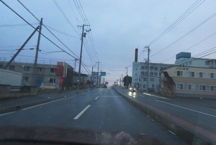 webnews今朝の北見/とん田通り、南大通り交差点から国道39号方向