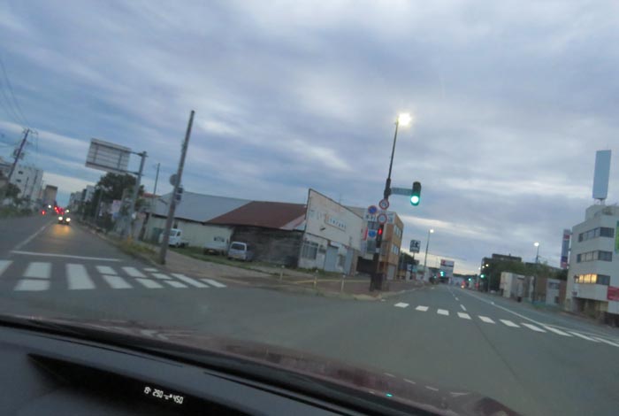 webnews今朝の北見/交差点から北4条通り側のパレスビル方向