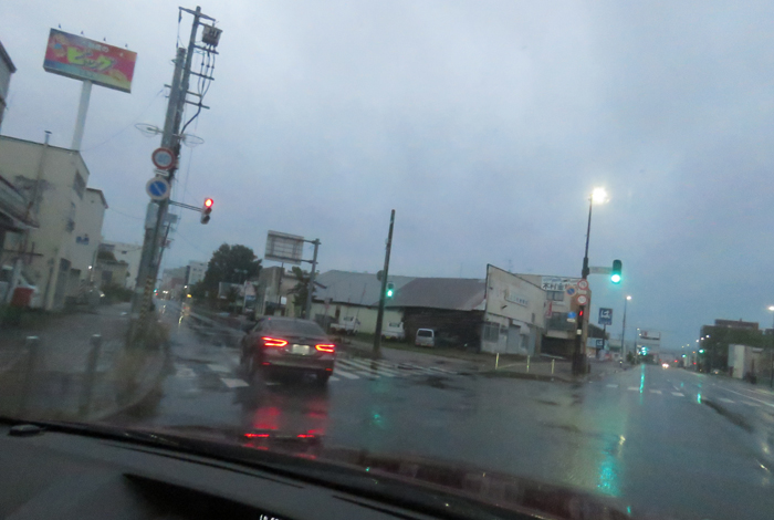 webnews今朝の北見/交差点から北4条通り側のパレスビル方向