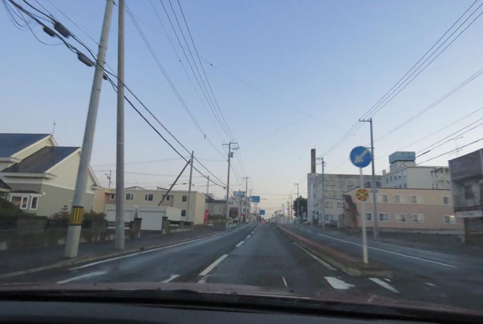 webnews今朝の北見/とん田通り、南大通り交差点から国道39号方向