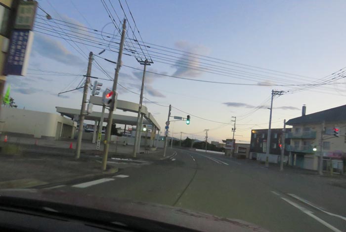 webnews今朝の北見/無加川橋を渡り南大通り交差点方向