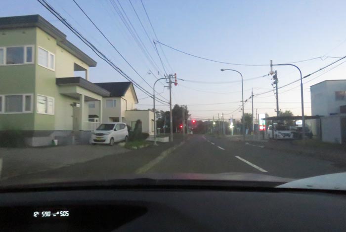 webnews今朝の北見/西5号線、南岸通りの交差点