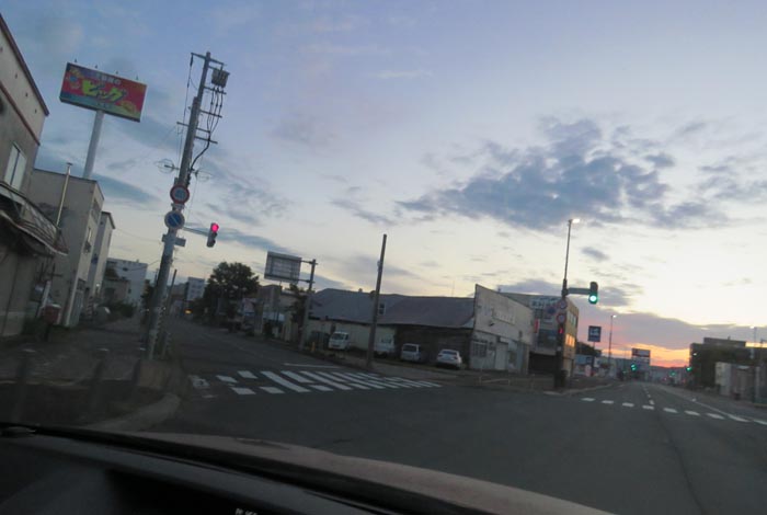 webnews今朝の北見/交差点から北4条通り側のパレスビル方向