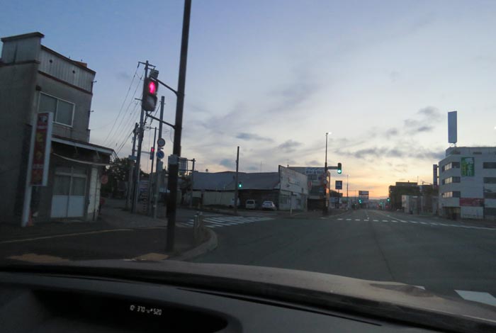 webnews今朝の北見/交差点から北4条通り側のパレスビル方向