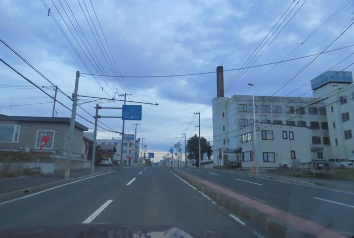 webnews今朝の北見/とん田通り、南大通り交差点から国道39号方向