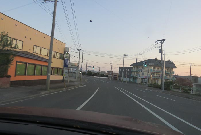 webnews今朝の北見/無加川橋を渡り南大通り交差点方向