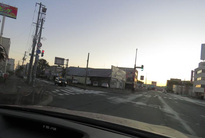 webnews今朝の北見/交差点から北4条通り側のパレスビル方向