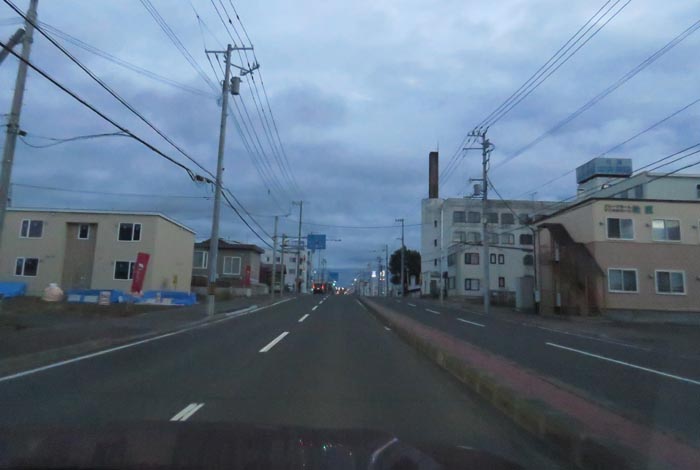 webnews今朝の北見/とん田通り、南大通り交差点から国道39号方向