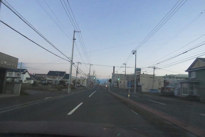 webnews今朝の北見/とん田通り、南大通り交差点から国道39号方向