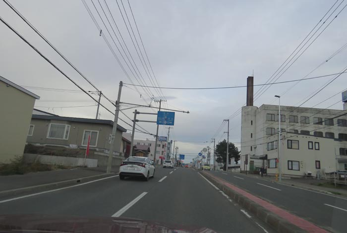 webnews今朝の北見/とん田通り、南大通り交差点から国道39号方向