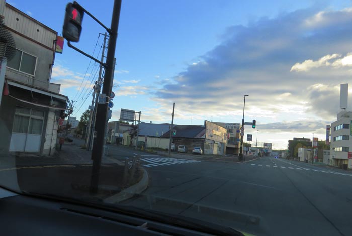 webnews今朝の北見/交差点から北4条通り側のパレスビル方向