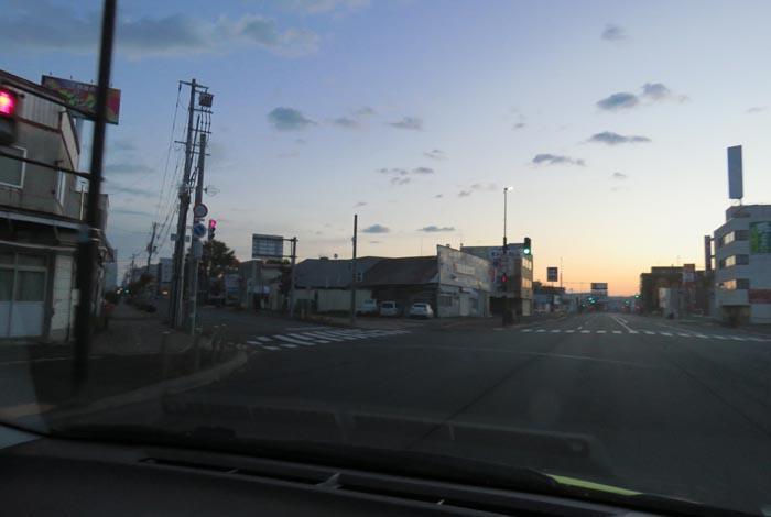 webnews今朝の北見/交差点から北4条通り側のパレスビル方向