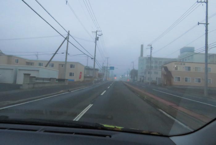 webnews今朝の北見/とん田通り、南大通り交差点から国道39号方向