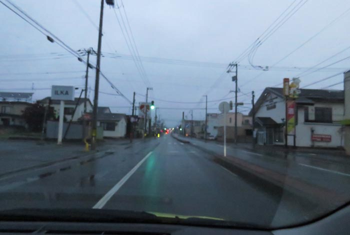 webnews今朝の北見/とん田通り、南大通り交差点から国道39号方向