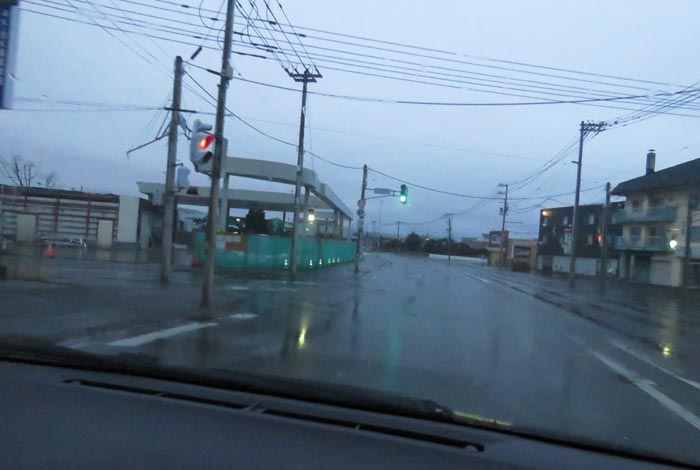 webnews今朝の北見/無加川橋を渡り南大通り交差点方向