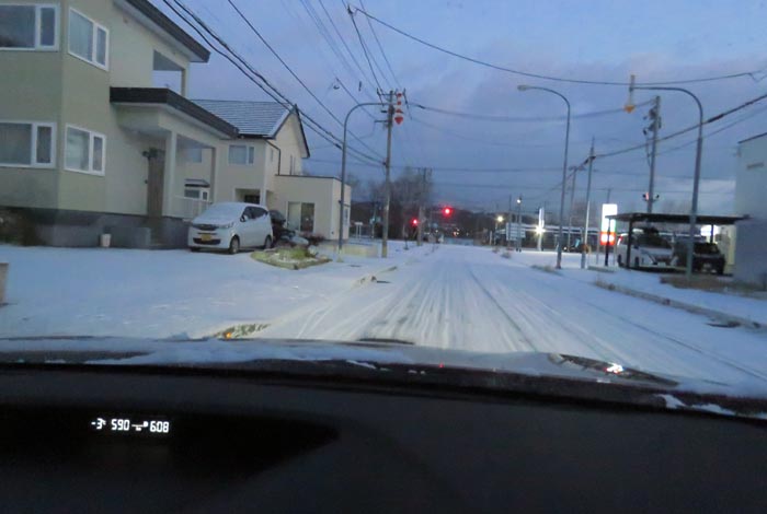webnews今朝の北見/西5号線、南岸通りの交差点