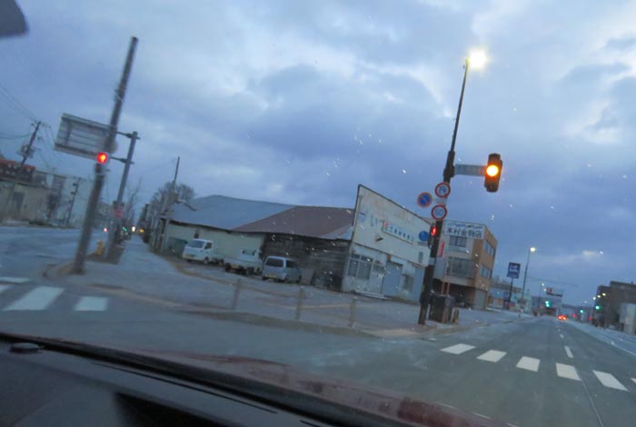 webnews今朝の北見/交差点から北4条通り側のパレスビル方向