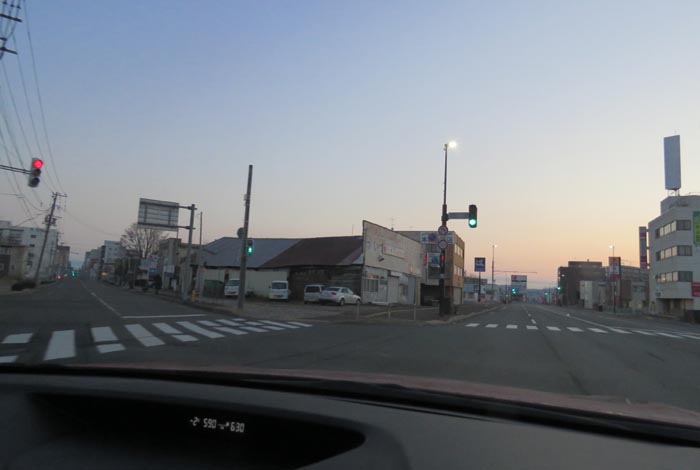 webnews今朝の北見/交差点から北4条通り側のパレスビル方向