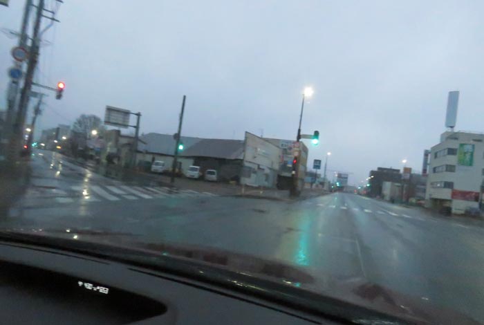 webnews今朝の北見/交差点から北4条通り側のパレスビル方向