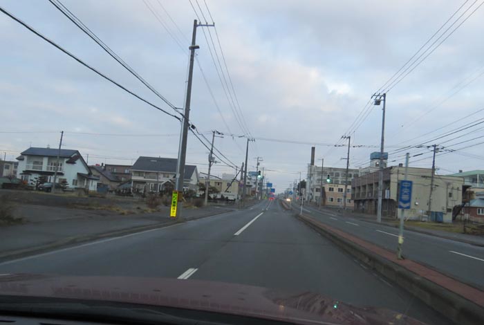 webnews今朝の北見/とん田通り、南大通り交差点から国道39号方向