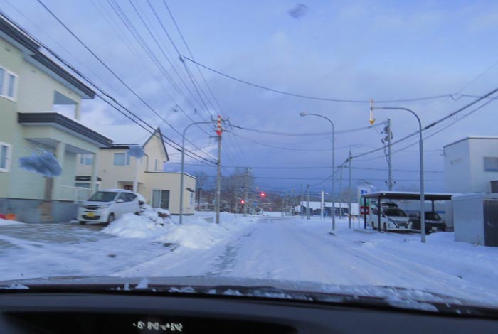 webnews今朝の北見/西5号線、南岸通りの交差点