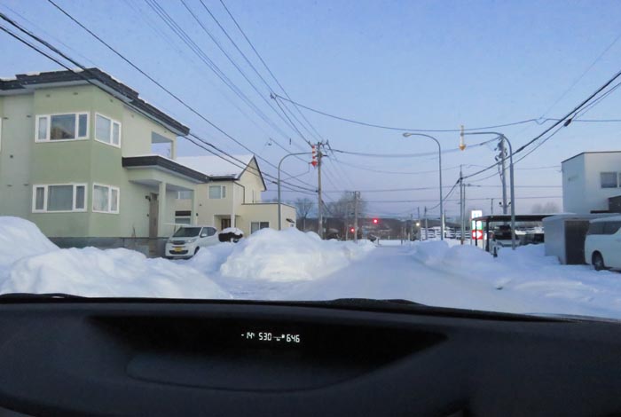 webnews今朝の北見/西5号線、南岸通りの交差点