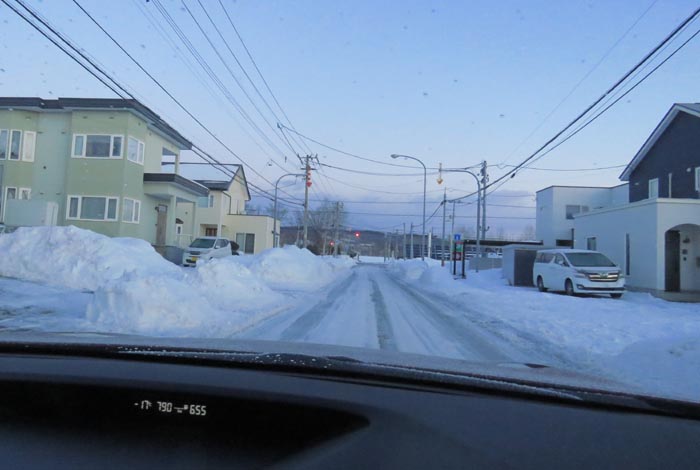 webnews今朝の北見/西5号線、南岸通りの交差点