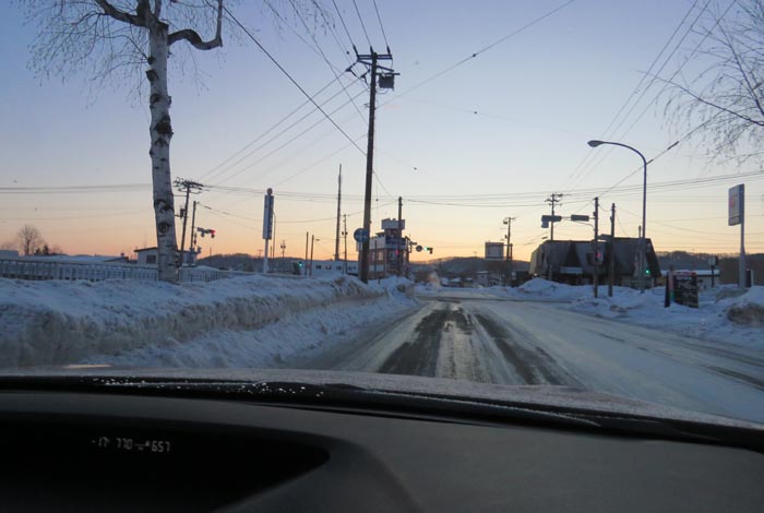 webnews今朝の北見/野付牛自動車学校前