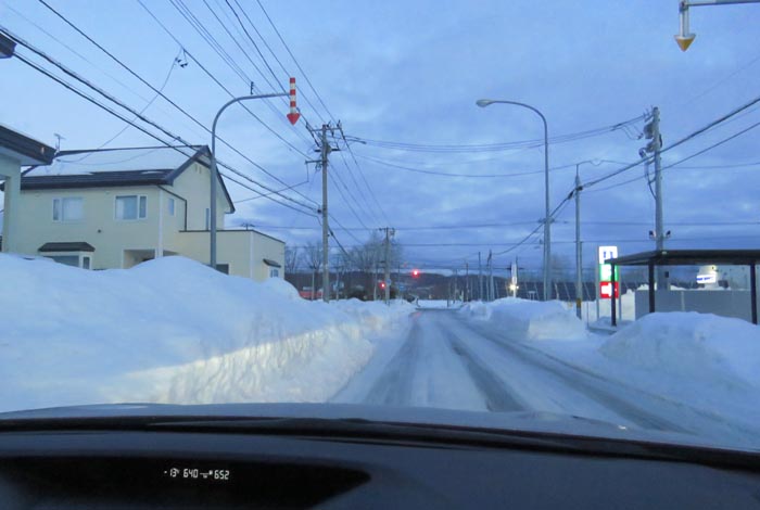 webnews今朝の北見/西5号線、南岸通りの交差点