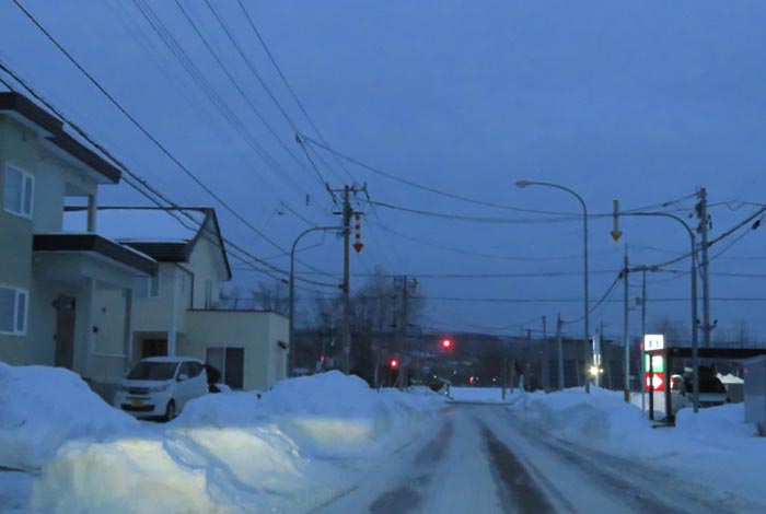 webnews今朝の北見/西5号線、南岸通りの交差点