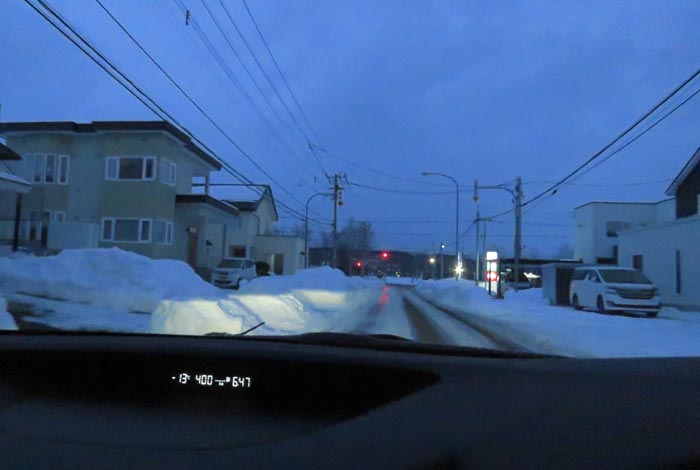 webnews今朝の北見/西5号線、南岸通りの交差点