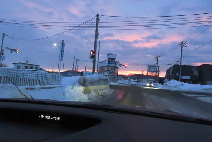 webnews今朝の北見/野付牛自動車学校前