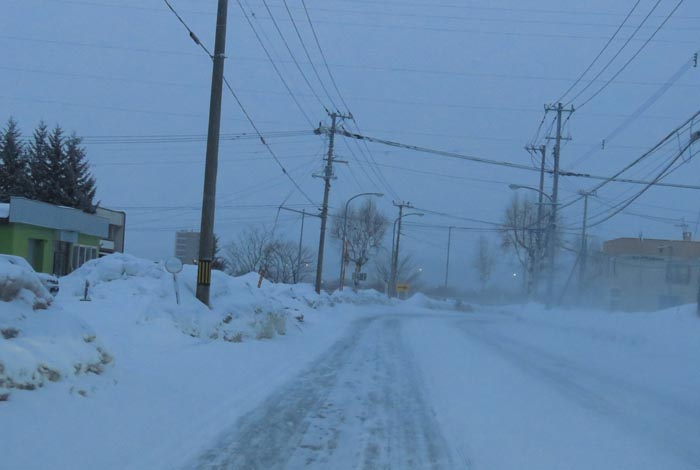 webnews今朝の北見/末広町の南岸通り