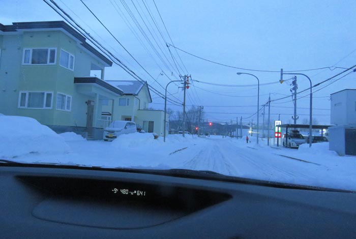 webnews今朝の北見/西5号線、南岸通りの交差点