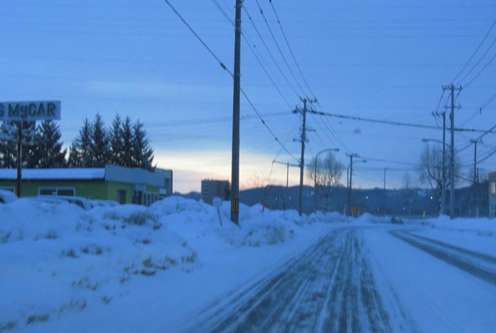 webnews今朝の北見/末広町の南岸通り