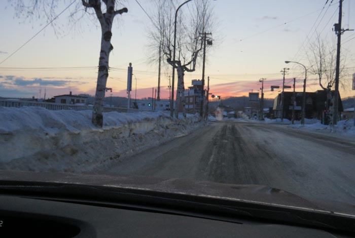 webnews今朝の北見/野付牛自動車学校前