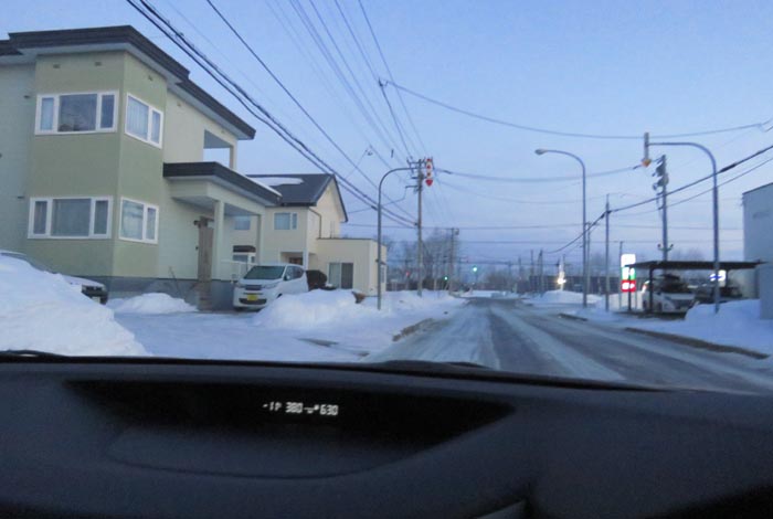 webnews今朝の北見/西5号線、南岸通りの交差点