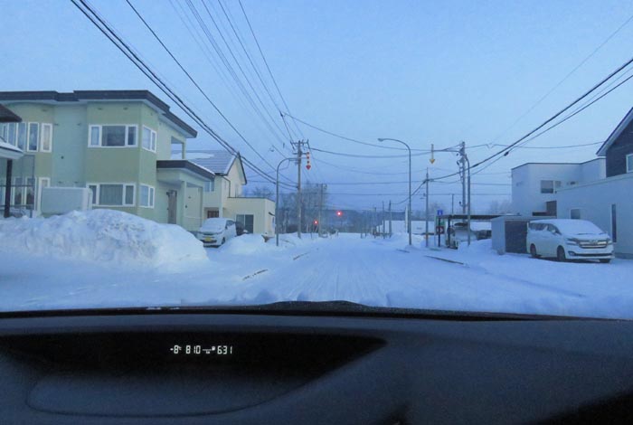 webnews今朝の北見/西5号線、南岸通りの交差点