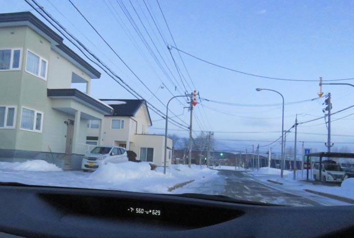 webnews今朝の北見/西5号線、南岸通りの交差点