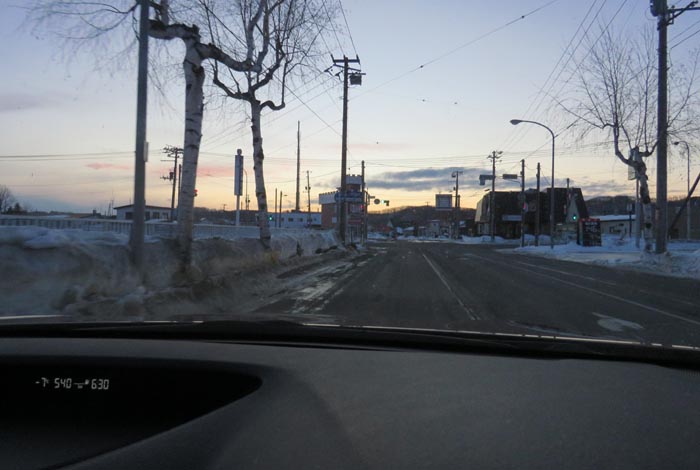 webnews今朝の北見/野付牛自動車学校前