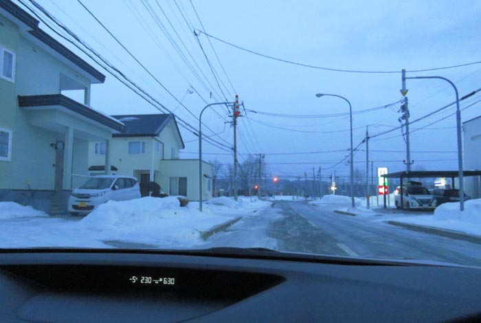 webnews今朝の北見/西5号線、南岸通りの交差点